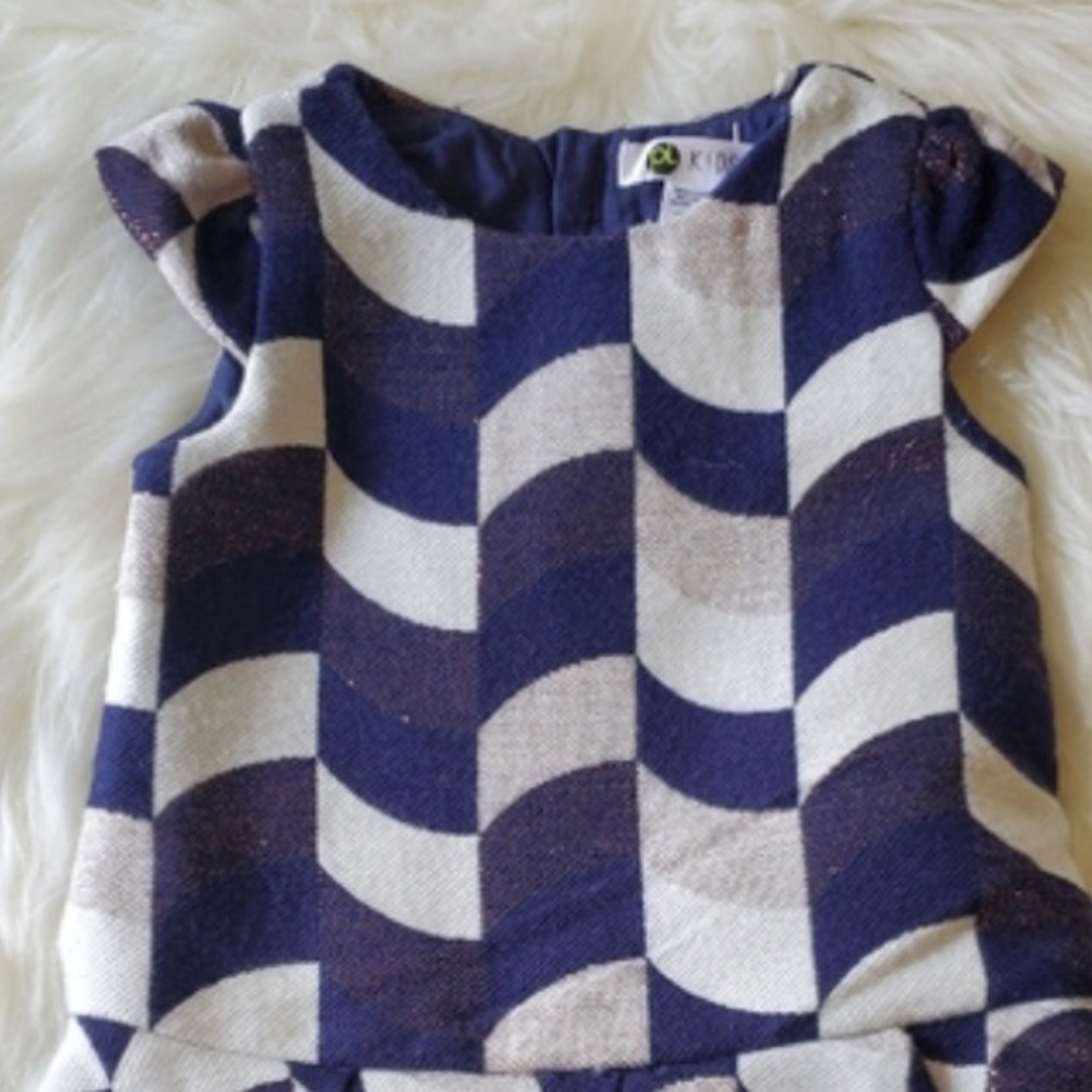 PL Kids Navy Blue 5T Dress - Picture 2 of 4